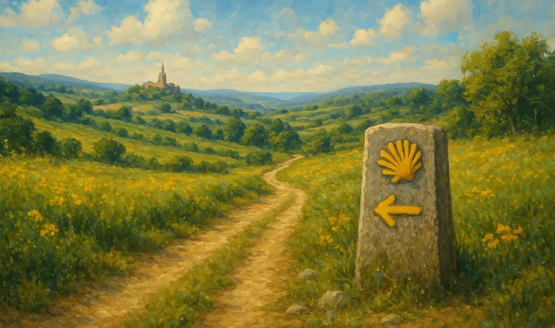 Jakobsweg - Illustration